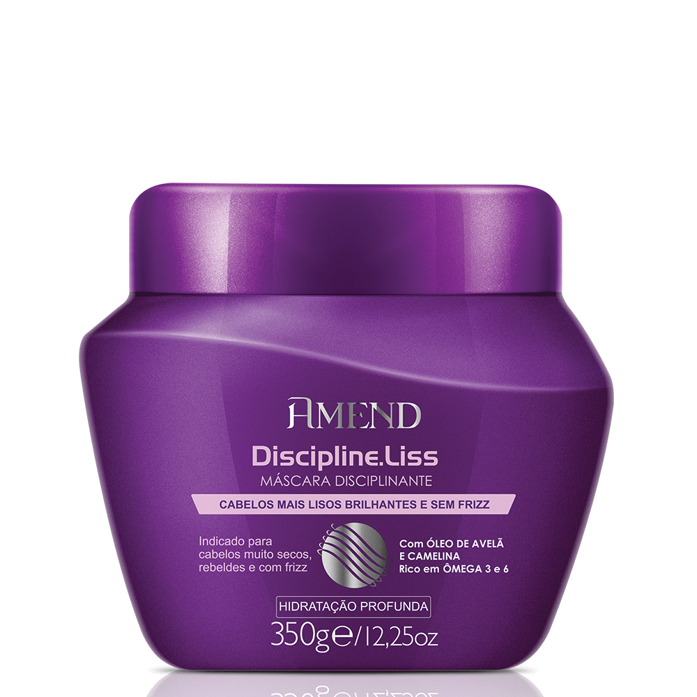 Máscara Amend Discipline Liss Disciplinante 350g